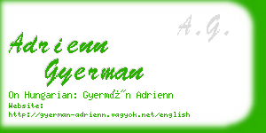 adrienn gyerman business card